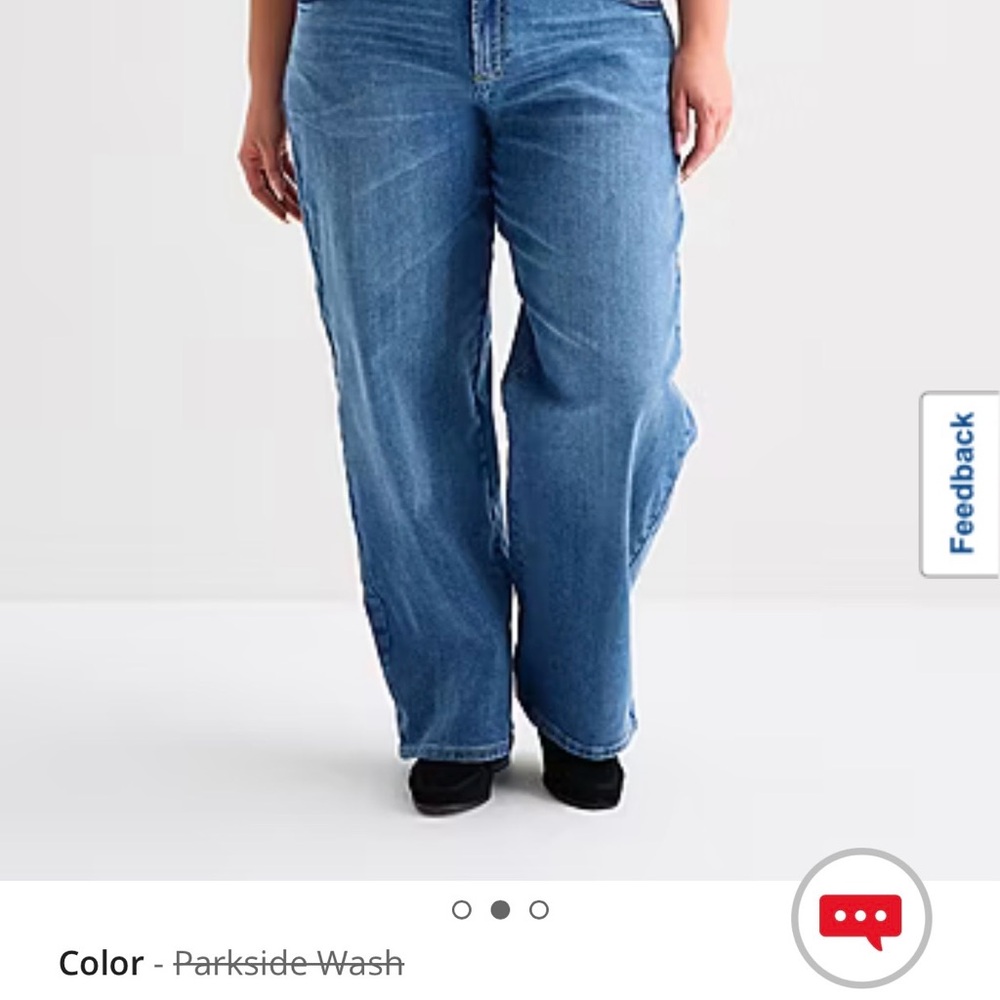 Women's 24W a.n.a. fromJC Penney Wide Leg Jeans